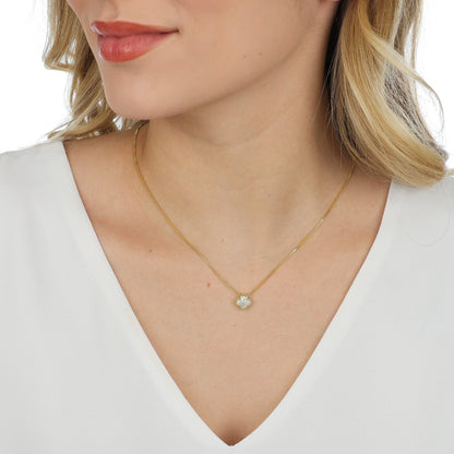 COLAR TREVINHO DELICADO OURO 18K