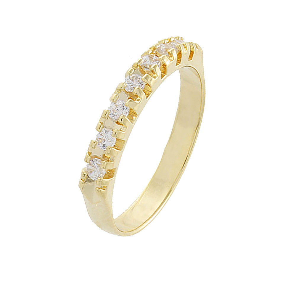 ANEL APARADOR DE ALIANÇA EXUBERANTE OURO 18K