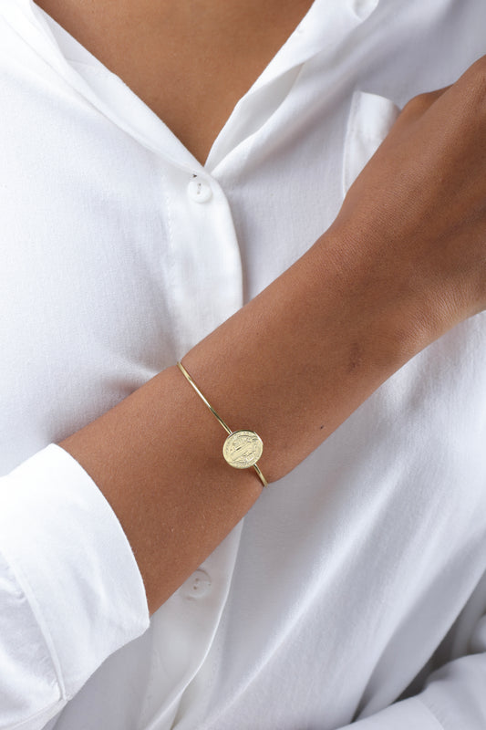 BRACELETE SÃO BENTO AJUSTÁVEL OURO 18K