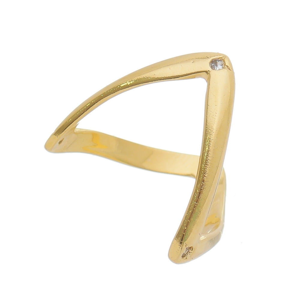 ANEL MARIA DE FÁTIMA COM ZIRCÔNIAS OURO 18K